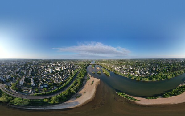 La Métropole de Tours vue du ciel 