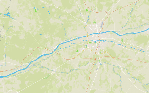 Carte de la Métropole de Tours