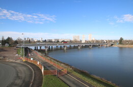 Travaux de la passerelle d'Arcole 